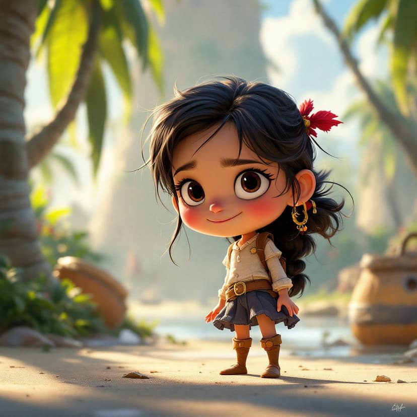 Camila's Pirate Island: Sailing the seas looking for magical treasure story preview