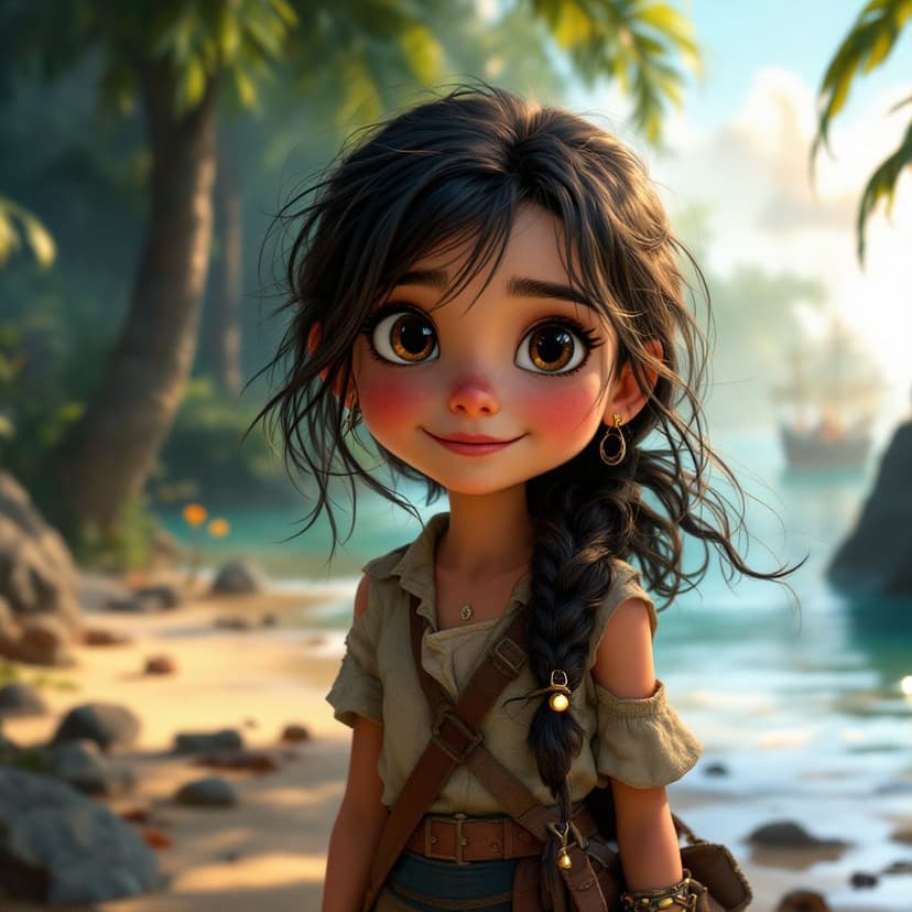 Eleanor's Pirate Island: Sailing the seas looking for magical treasure story preview