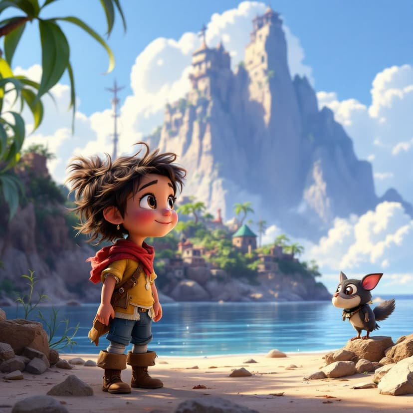 Gianna's Pirate Island: Sailing the seas looking for magical treasure story preview