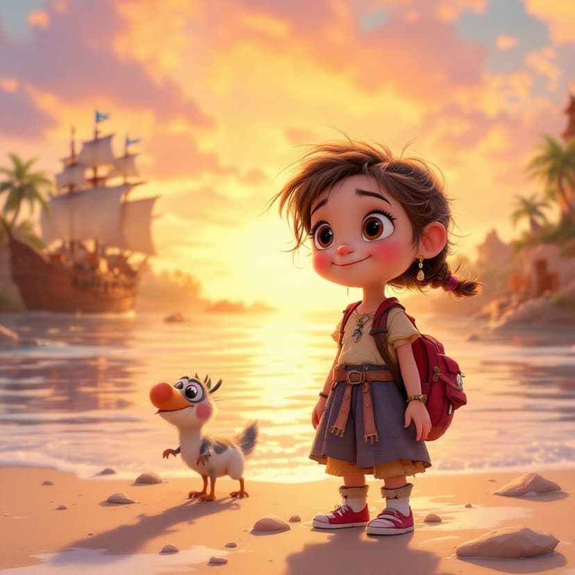 Isabella's Pirate Island: Sailing the seas looking for magical treasure story preview