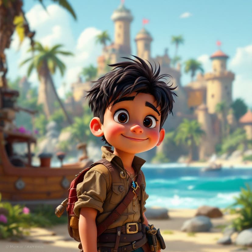 Mateo's Pirate Island: Sailing the seas looking for magical treasure story preview