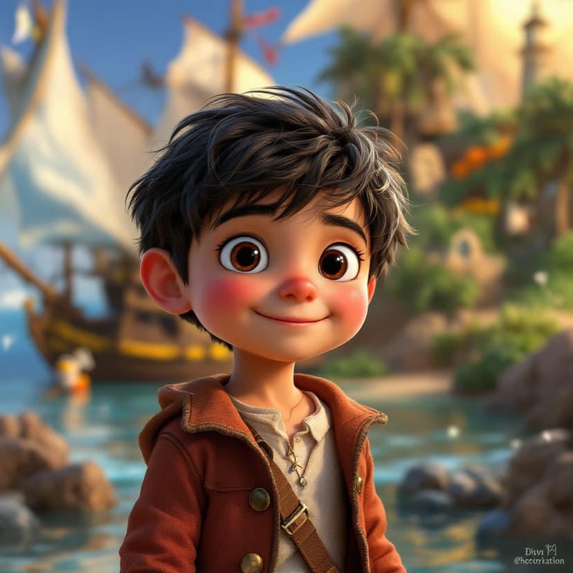 Michael's Pirate Island: Sailing the seas looking for magical treasure story preview