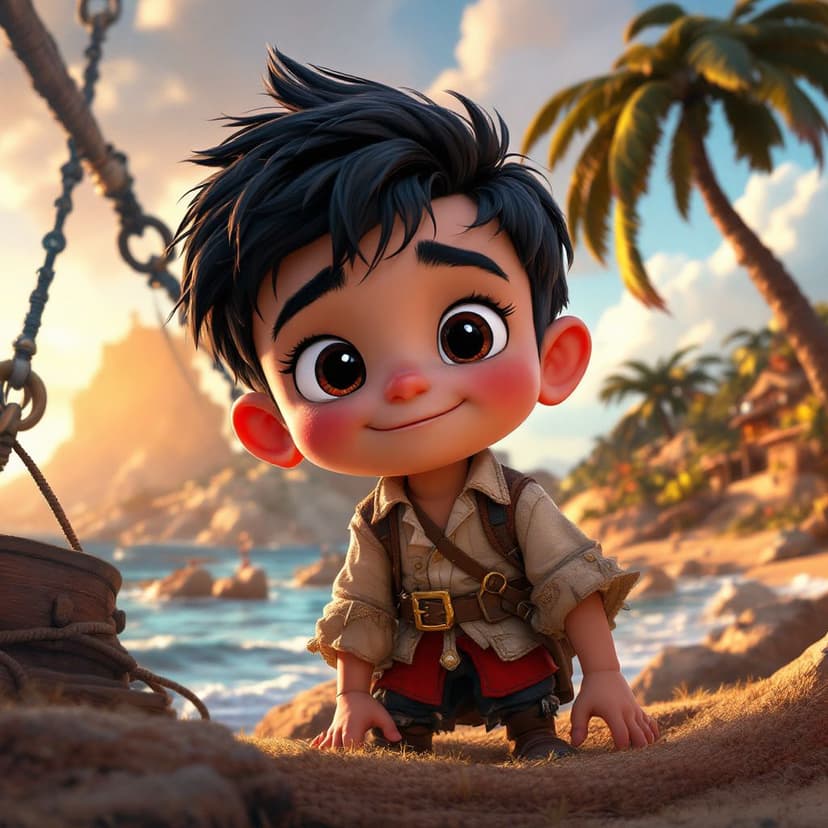 Noah's Pirate Island: Sailing the seas looking for magical treasure story preview