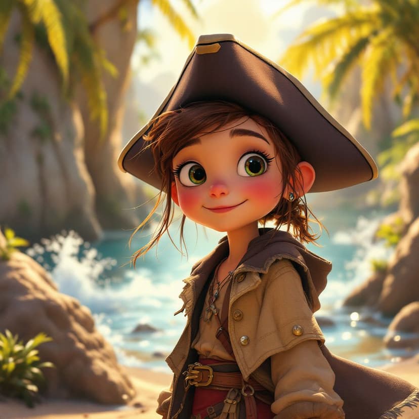 Penelope's Pirate Island: Sailing the seas looking for magical treasure story preview