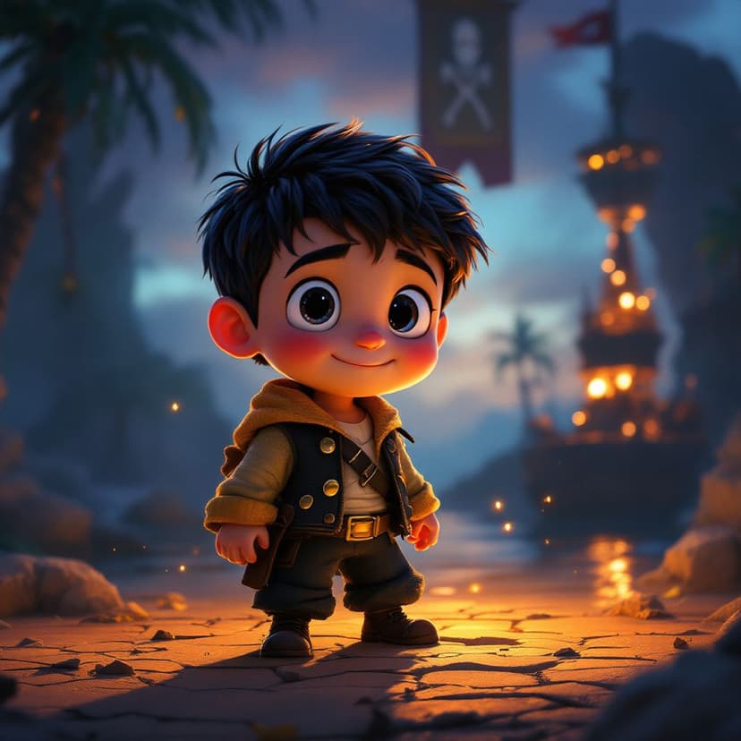 William's Pirate Island: Sailing the seas looking for magical treasure story preview