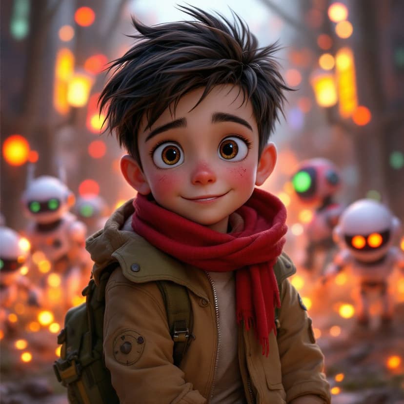 Alexander's Robot World: Creating a helpful robot companion story preview