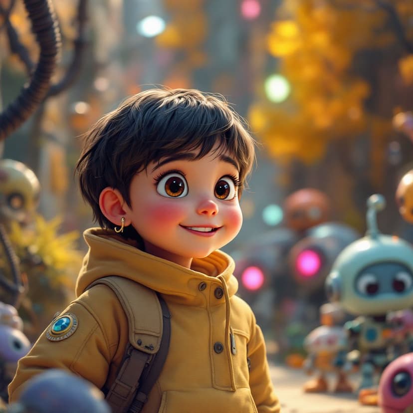 Amelia's Robot World: Creating a helpful robot companion story preview