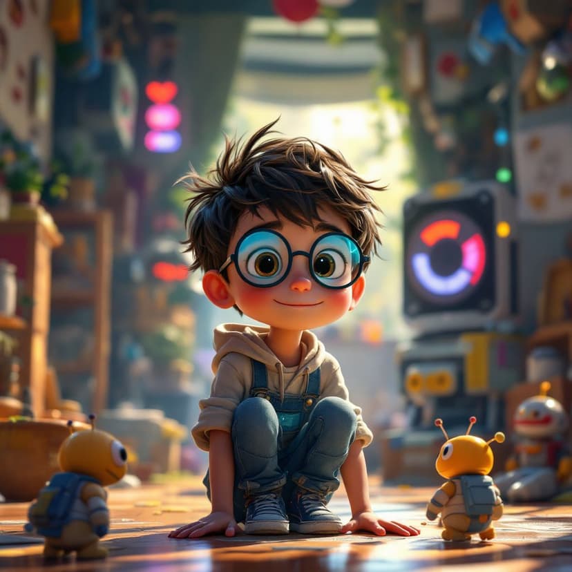 Asher's Robot World: Creating a helpful robot companion story preview