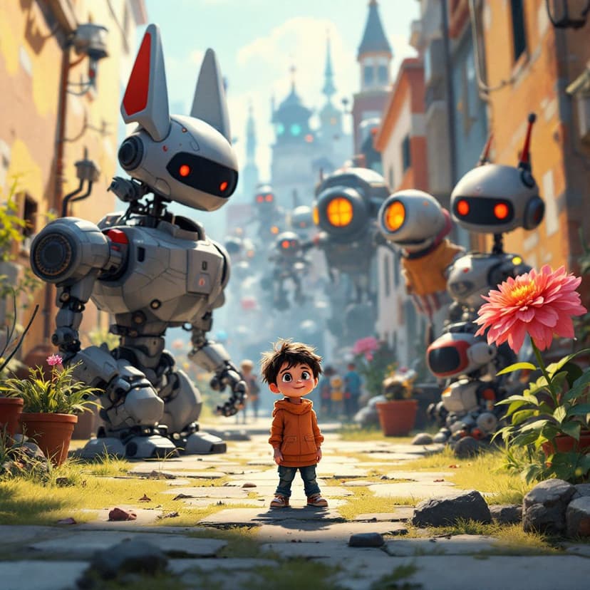 Ava's Robot World: Creating a helpful robot companion story preview