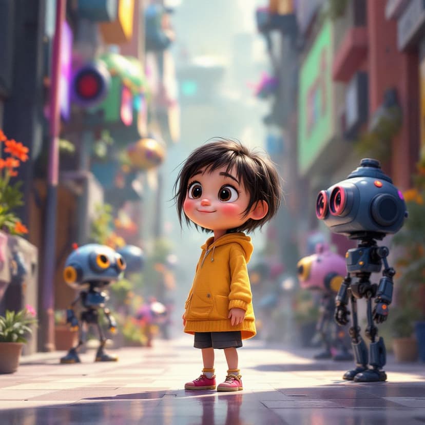 Eleanor's Robot World: Creating a helpful robot companion story preview