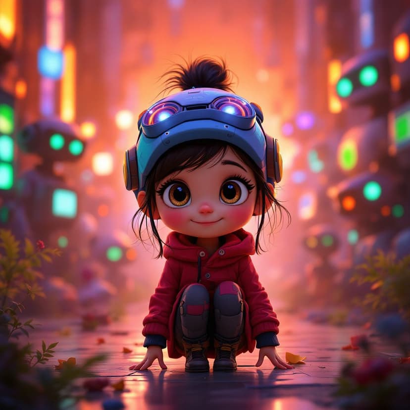 Emily's Robot World: Creating a helpful robot companion story preview