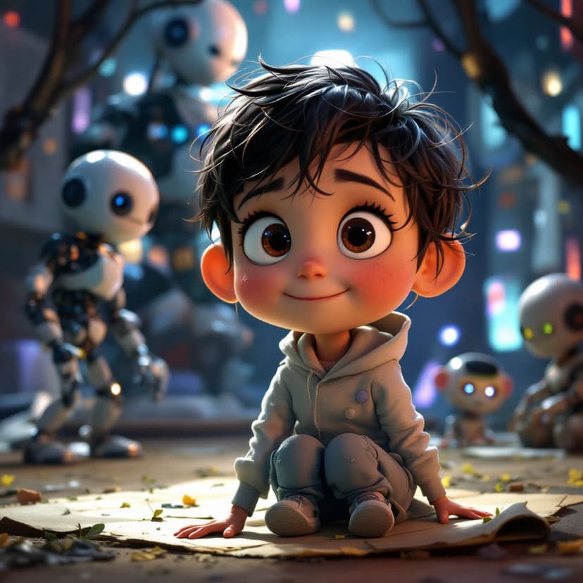 Evelyn's Robot World: Creating a helpful robot companion story preview