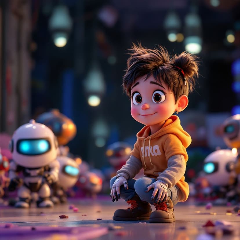 Gianna's Robot World: Creating a helpful robot companion story preview