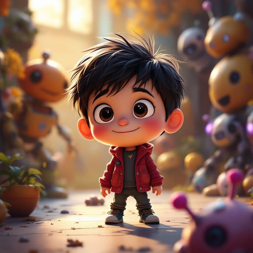 Henry's Robot World: Creating a helpful robot companion story preview