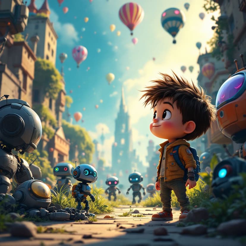 Hudson's Robot World: Creating a helpful robot companion story preview