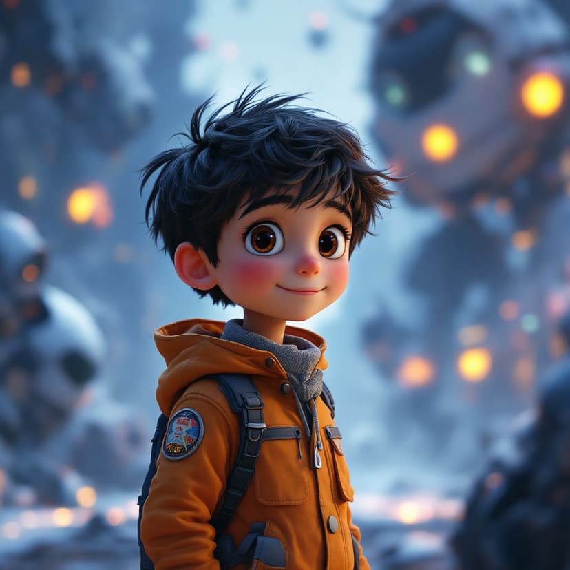 Liam's Robot World: Creating a helpful robot companion story preview