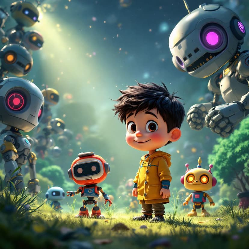 Lucas's Robot World: Creating a helpful robot companion story preview