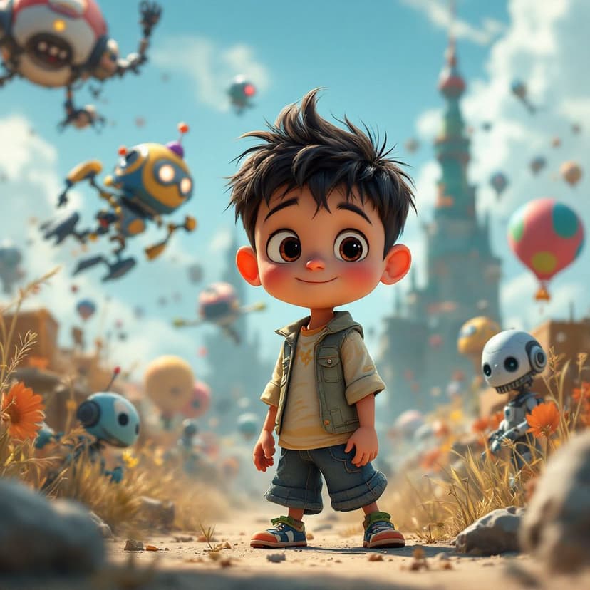 Mateo's Robot World: Creating a helpful robot companion story preview