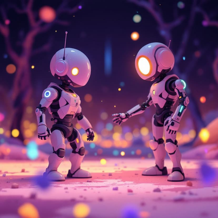 Mia's Robot World: Creating a helpful robot companion story preview