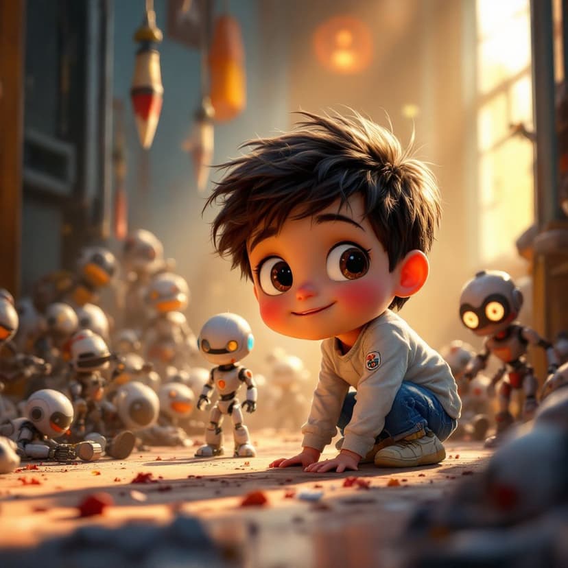 Noah's Robot World: Creating a helpful robot companion story preview