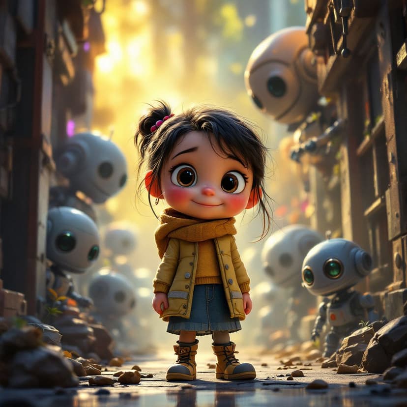 Olivia's Robot World: Creating a helpful robot companion story preview