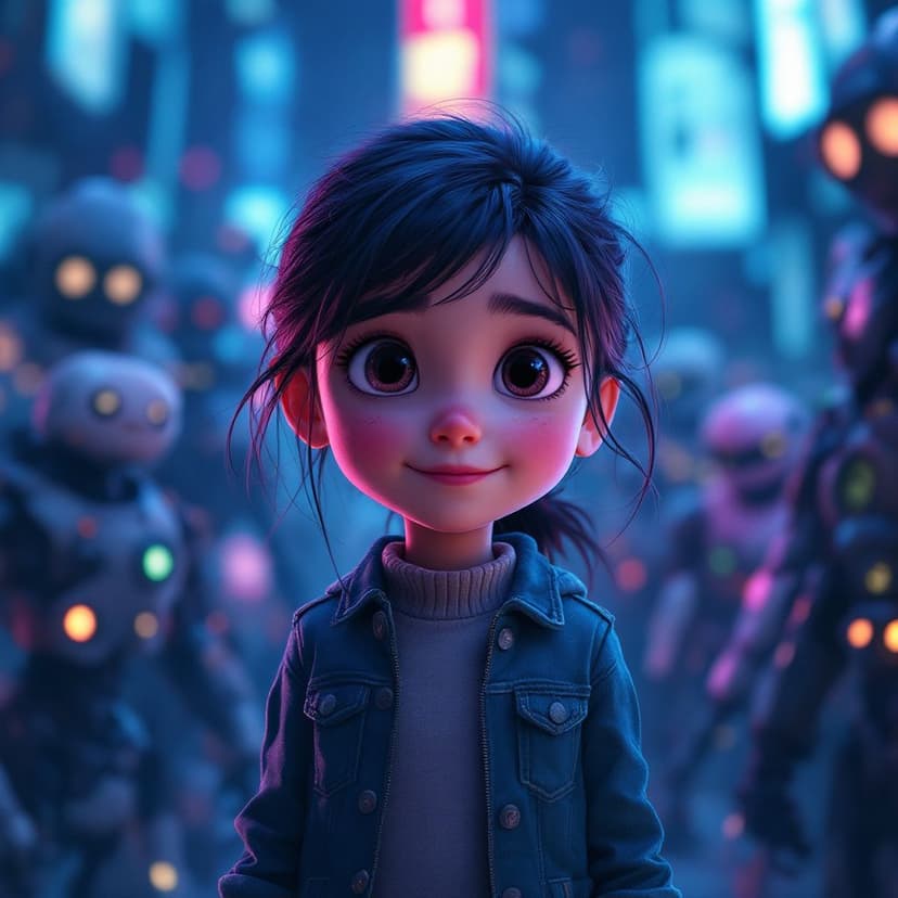 Scarlett's Robot World: Creating a helpful robot companion story preview