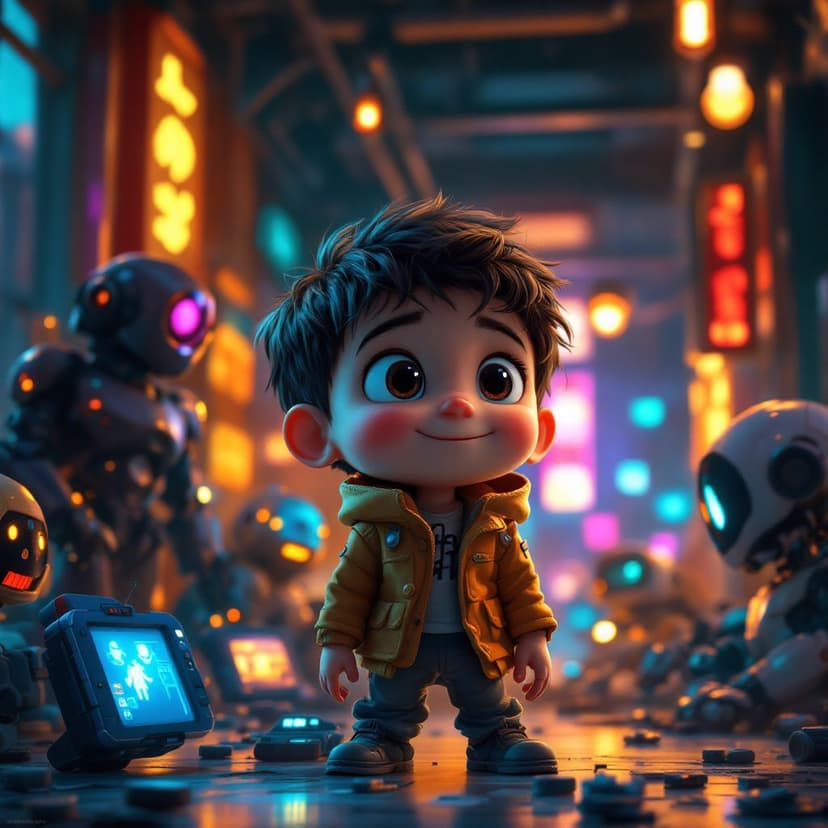 Theodore's Robot World: Creating a helpful robot companion story preview
