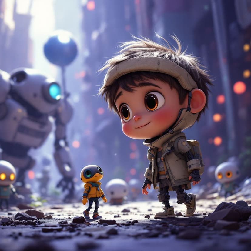 William's Robot World: Creating a helpful robot companion story preview