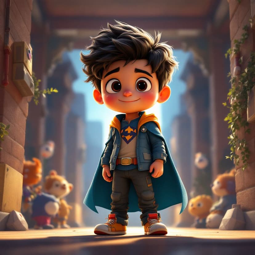 Alexander's Superhero Academy: Learning to use special powers to help others story preview