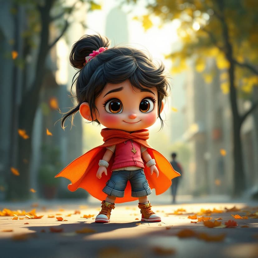 Amelia's Superhero Academy: Learning to use special powers to help others story preview