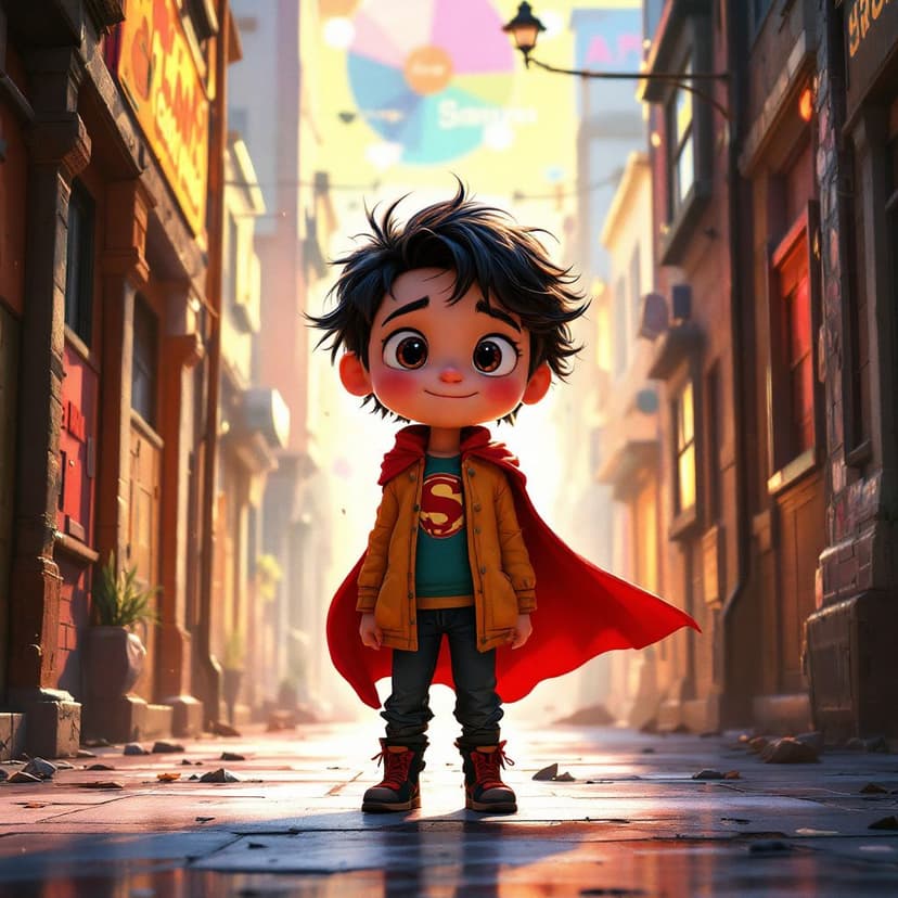 Aria's Superhero Academy: Learning to use special powers to help others story preview