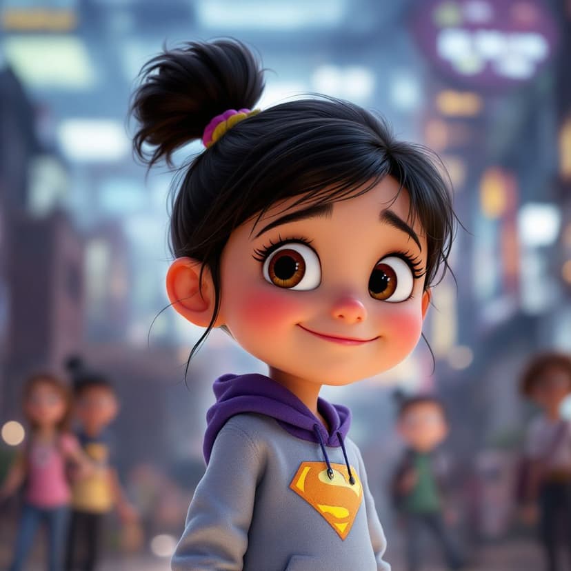 Emily's Superhero Academy: Learning to use special powers to help others story preview