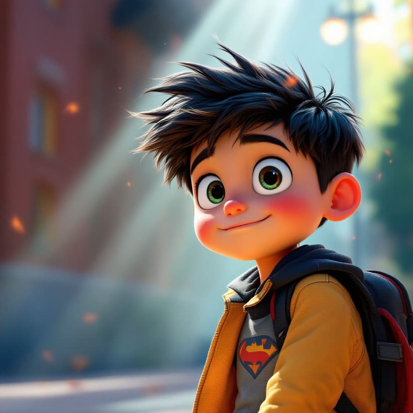 Ethan's Superhero Academy: Learning to use special powers to help others story preview