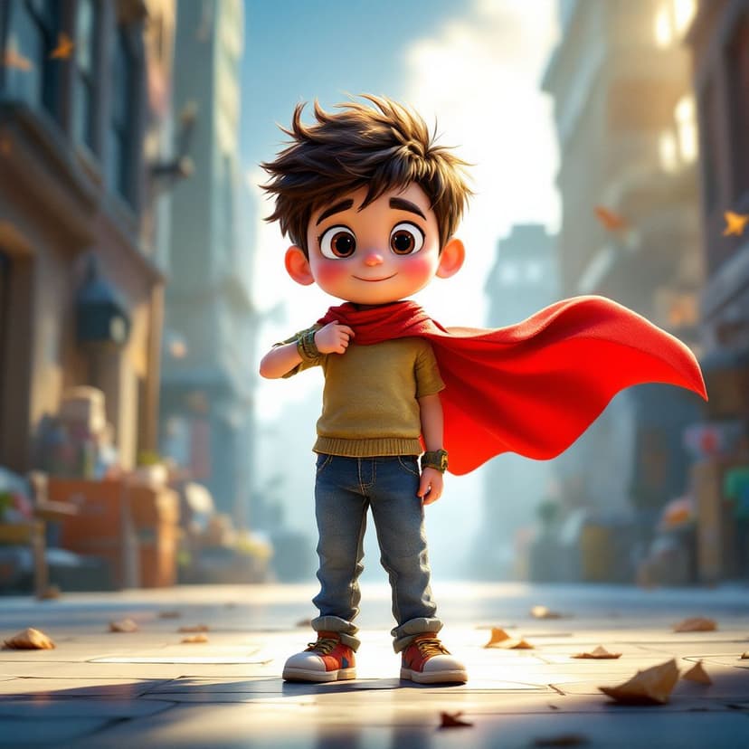 Ezra's Superhero Academy: Learning to use special powers to help others story preview