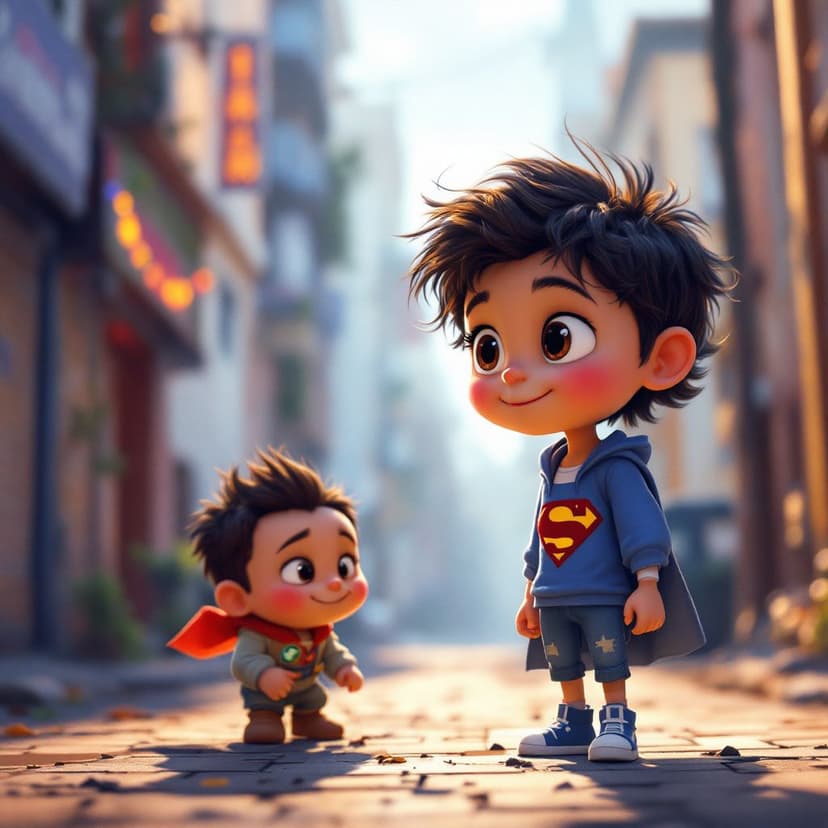 Hazel's Superhero Academy: Learning to use special powers to help others story preview