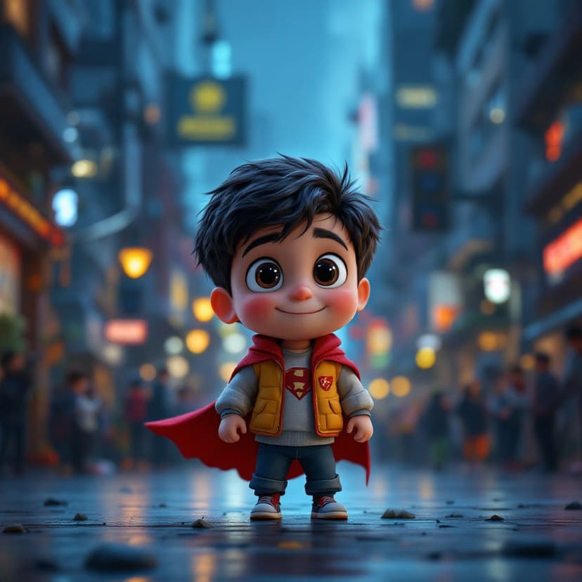 Leo's Superhero Academy: Learning to use special powers to help others story preview