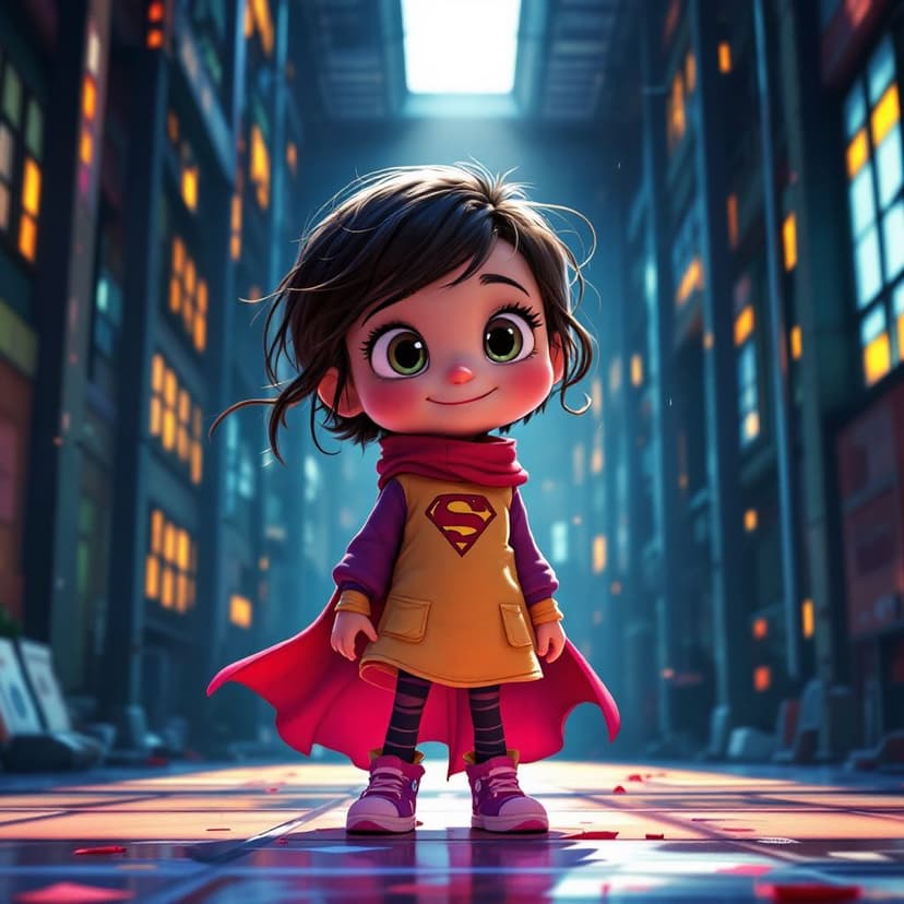 Lily's Superhero Academy: Learning to use special powers to help others story preview