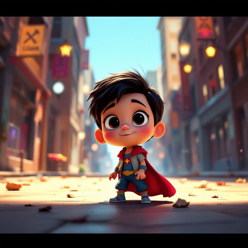 Luna's Superhero Academy: Learning to use special powers to help others story preview