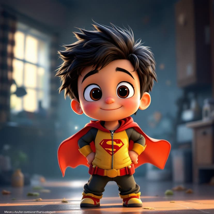 Noah's Superhero Academy: Learning to use special powers to help others story preview