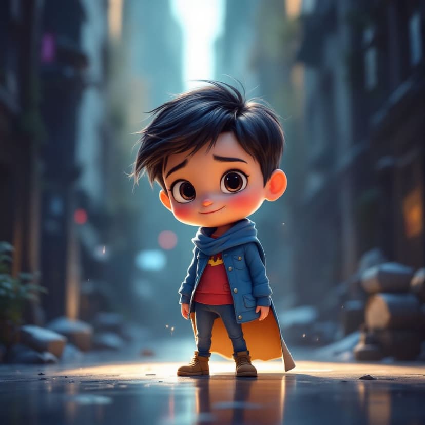 Nora's Superhero Academy: Learning to use special powers to help others story preview