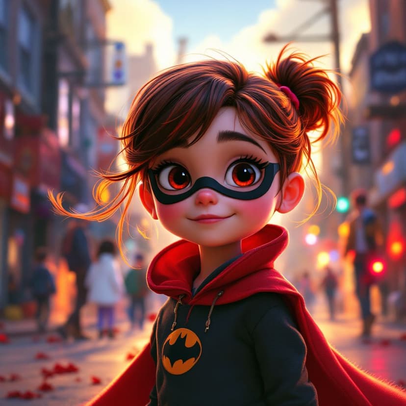 Scarlett's Superhero Academy: Learning to use special powers to help others story preview