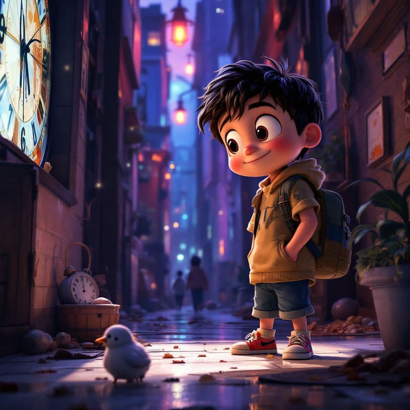 Lucas's Time Travel: Visiting historical events and meeting famous people story preview