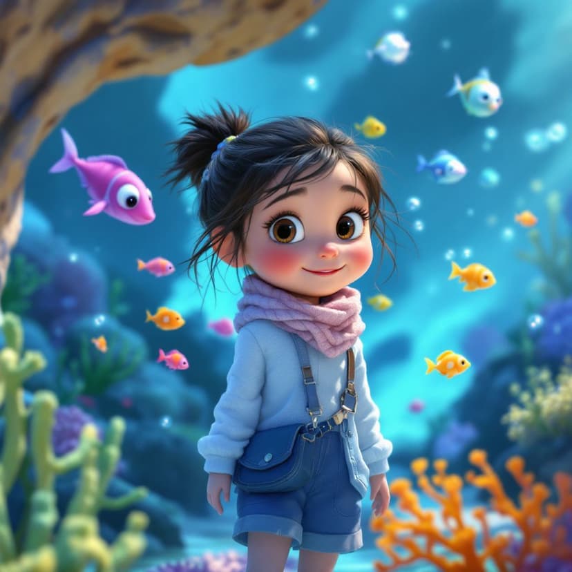 Aria's Underwater Kingdom: Discovering the secrets of Atlantis story preview