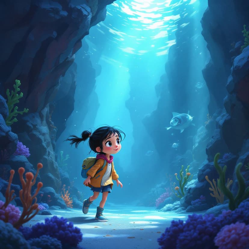Evelyn's Underwater Kingdom: Discovering the secrets of Atlantis story preview