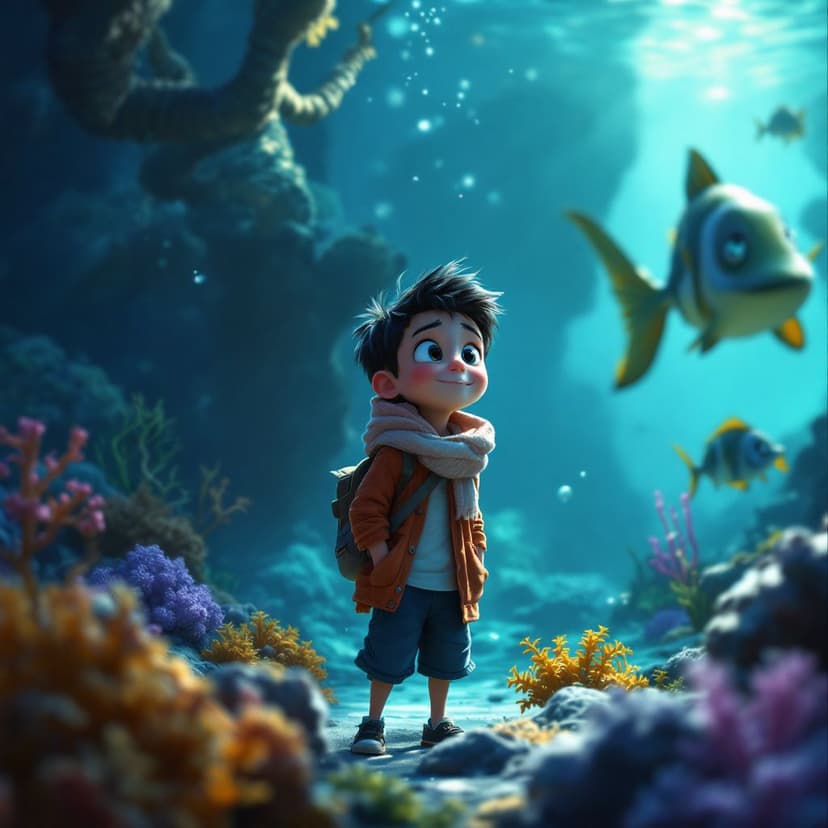 Liam's Underwater Kingdom: Discovering the secrets of Atlantis story preview