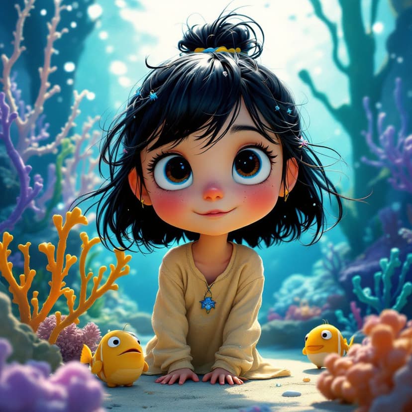 Luna's Underwater Kingdom: Discovering the secrets of Atlantis story preview