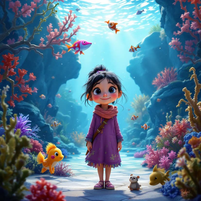 Sofia's Underwater Kingdom: Discovering the secrets of Atlantis story preview
