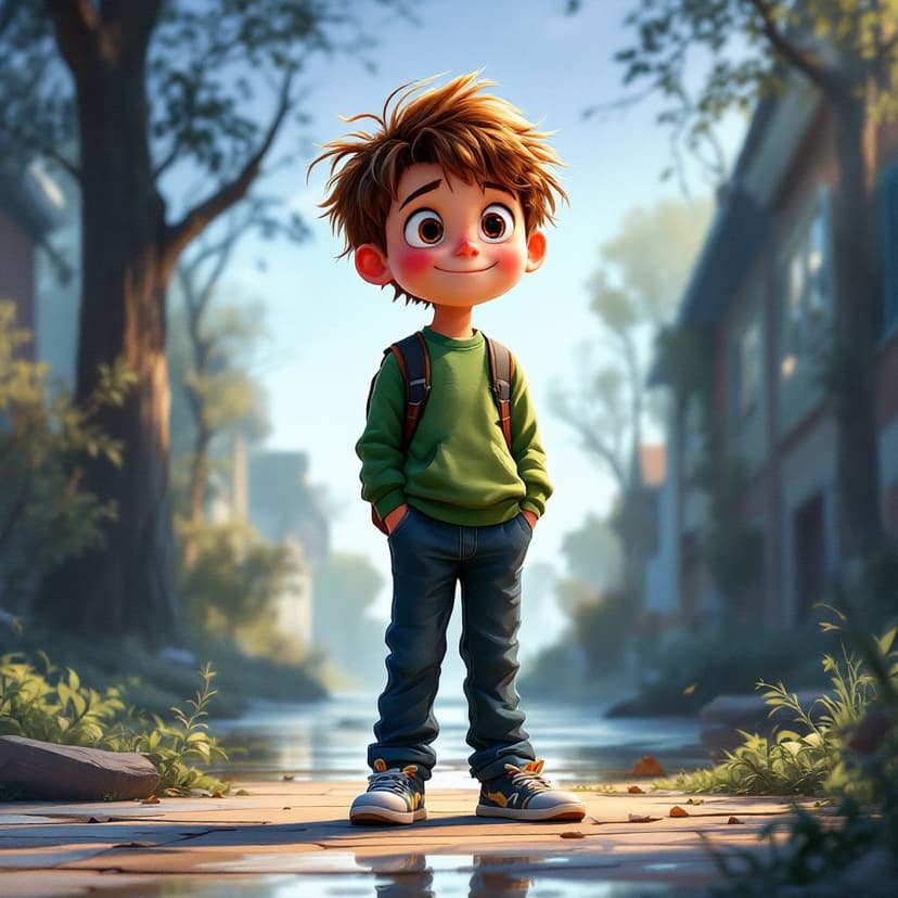 Oliver's First Day of School: Making New Friends story preview