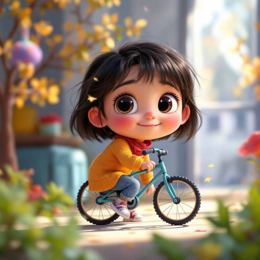 Charlotte's Learning to Ride a Bike: A Brave Journey story preview