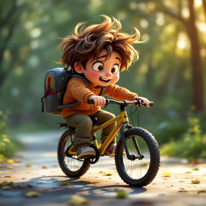 Noah's Learning to Ride a Bike: A Brave Journey story preview